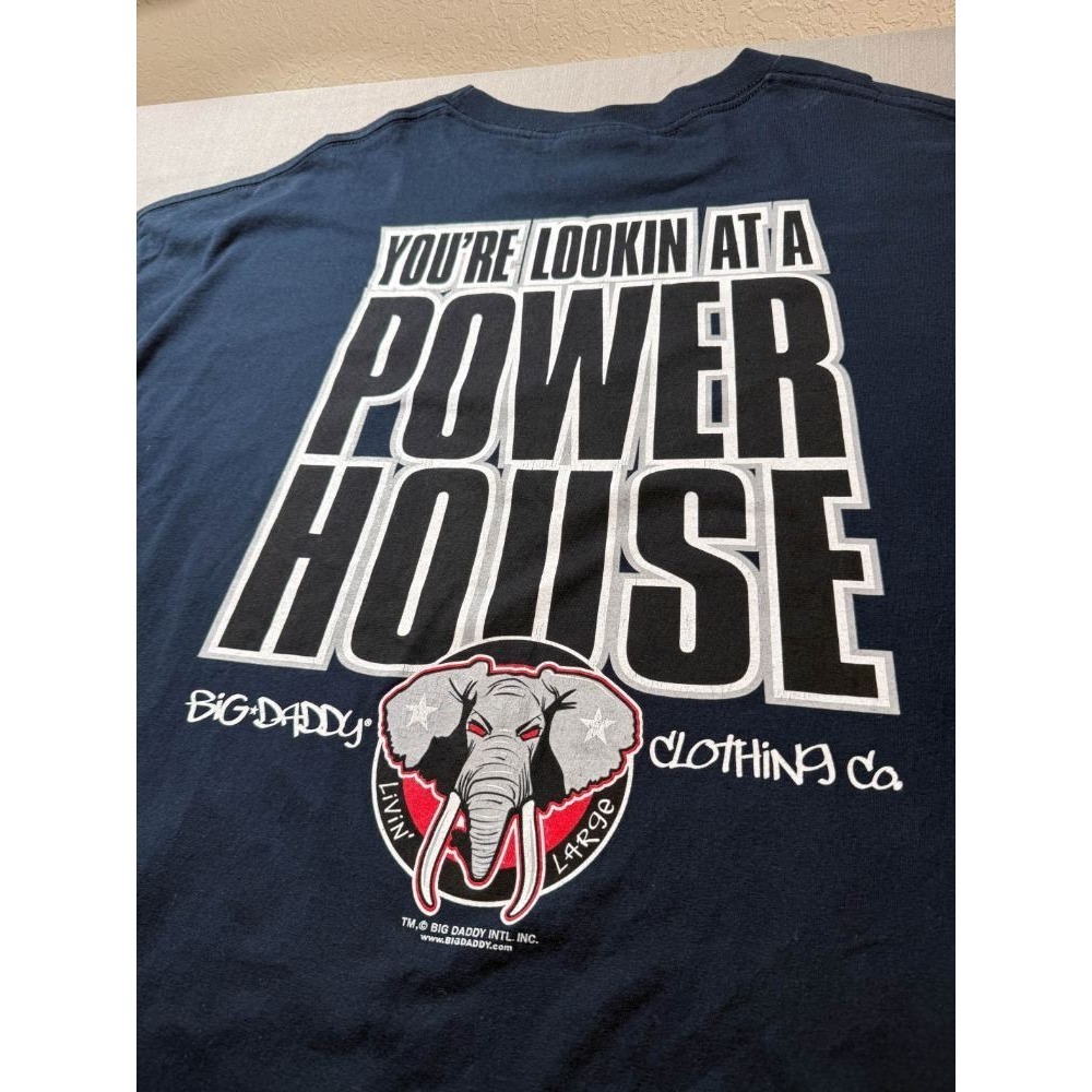 Y2K Cholo T Big Daddy Clothing Co "You're Lookin At A Power House" 3XL T-Shirt